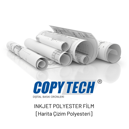 MYLAR TRANSPARAN INKJET POLYESTER FİLM 1600mmx30mt 160 mic